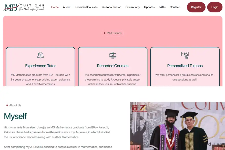 MFJ Tuitions